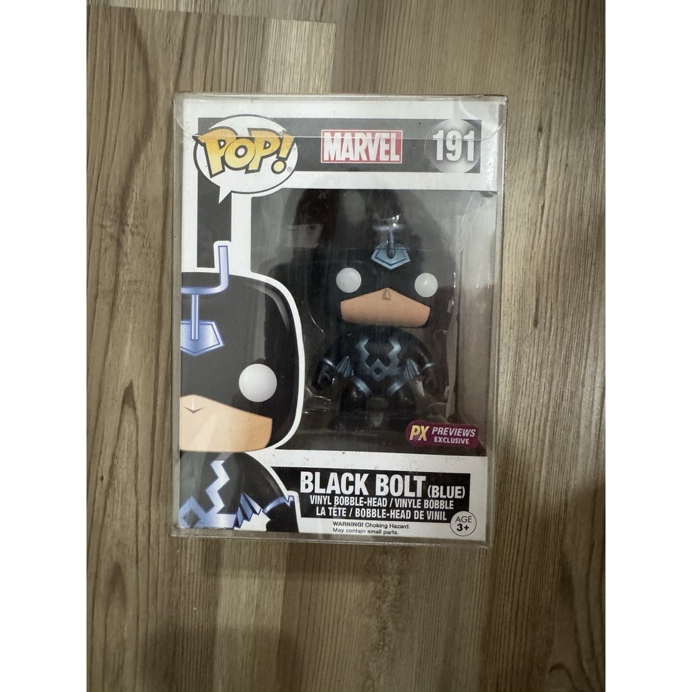 Funko Pop Marvel Black Bolt Blue #191 PX Previews Exclusive Inhumans